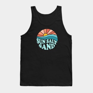 Sun Salt Sand Retro sunset Tank Top